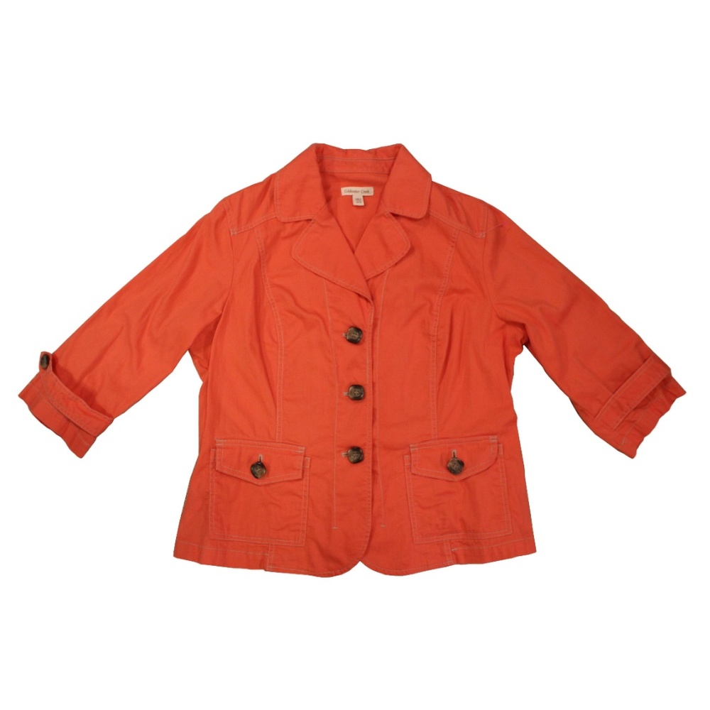 Coldwater Creek Pink/Tangerine Jacket